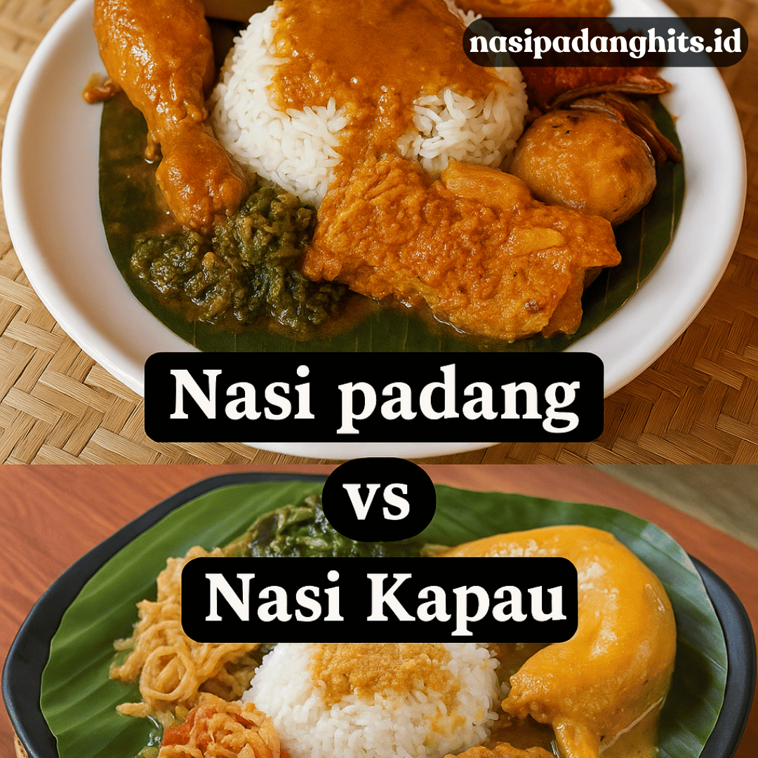 perbedaan nasi kapau dan nasi padang