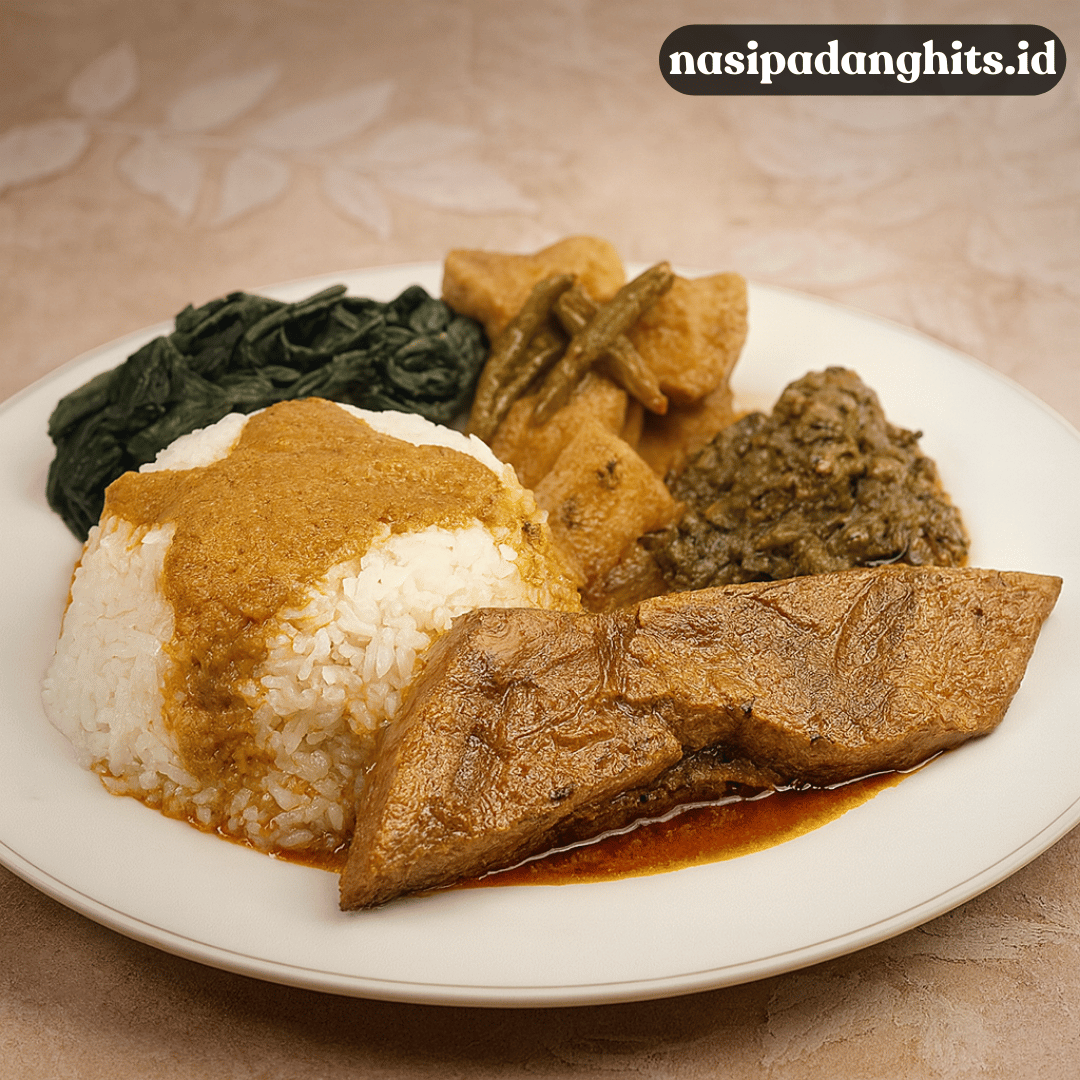 nasi padang bumbu gulai minang
