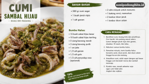 resep cumi sambal hijau